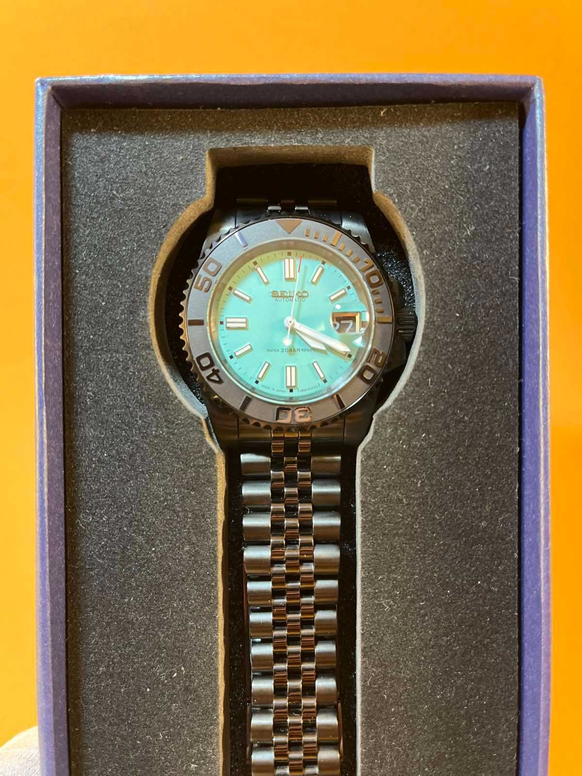 Часовник Seiko Teal Green (mod)