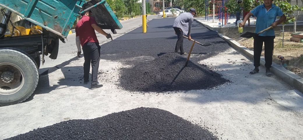 Асфальт Асфалт ёткизищ ишлари. Asfalt Qilish Xizmati  Asfalt yotqizish