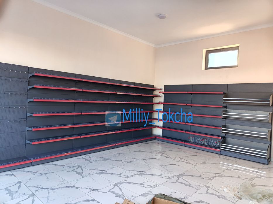 Полки из металла для магазина, стеллажи, савдо токчалари, dokon polka