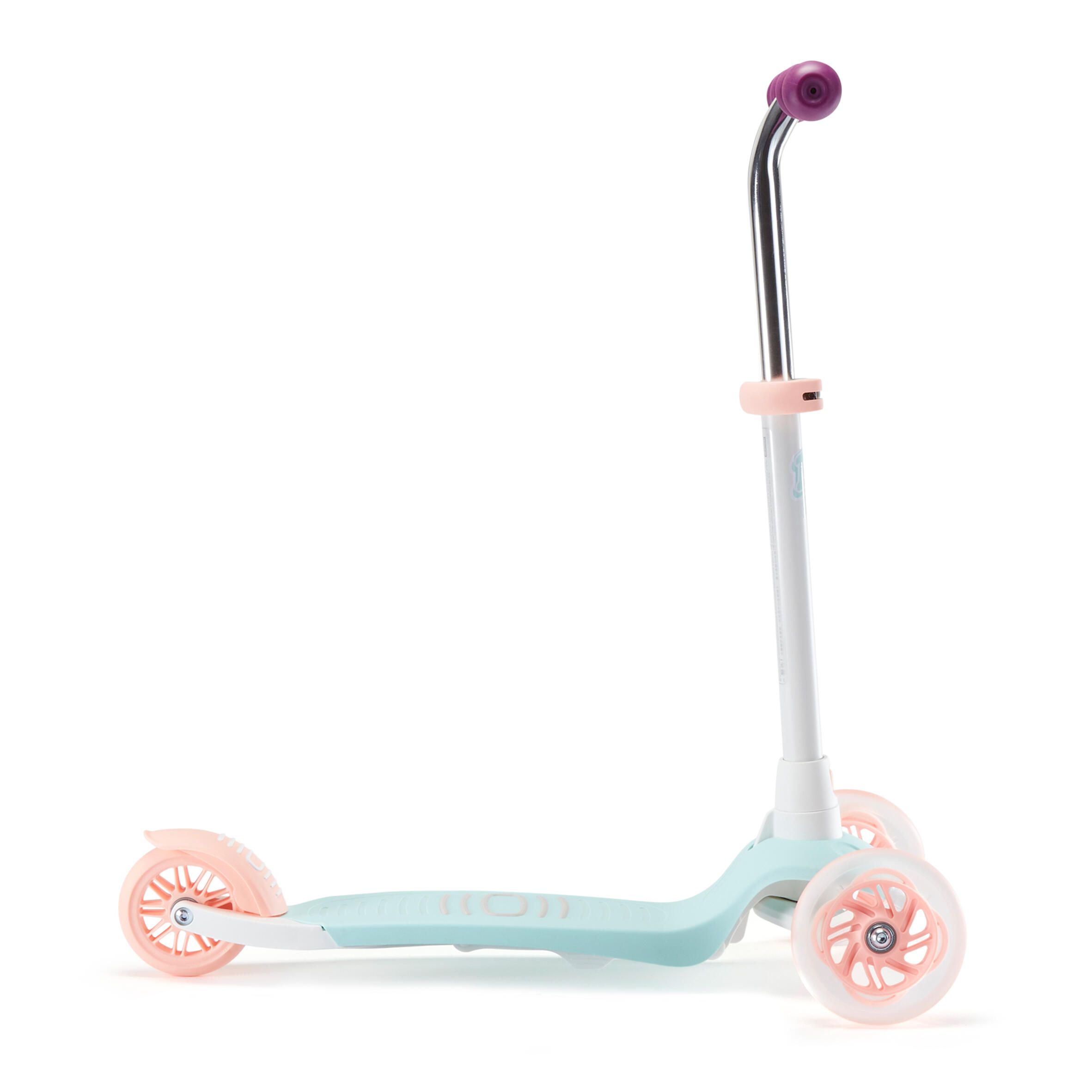 Trotinetă B1 500 Alb-Verde Copii - produs resigilat (nou) Decathlon