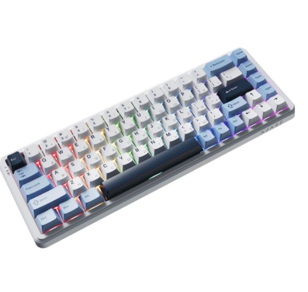 Магнитная клавиатура Ajazz AK680 Max белый