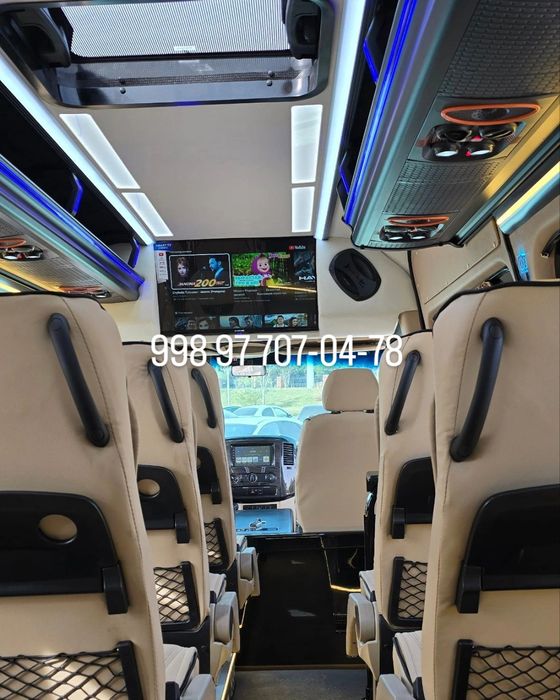 Микроавтобус 19 места 2018 йил Салон 2025