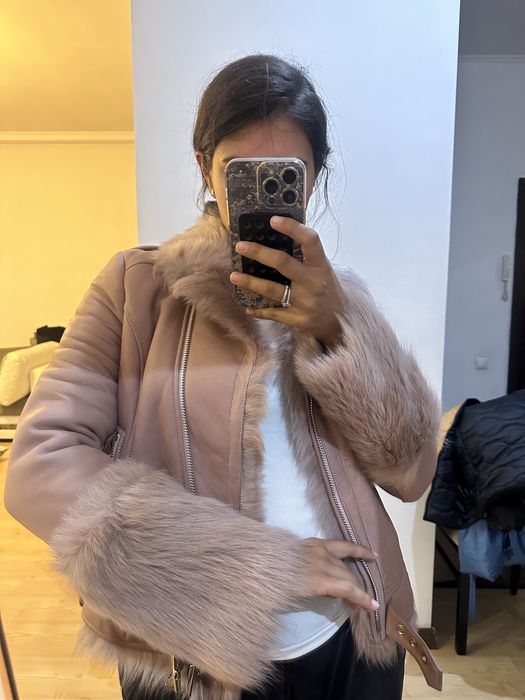 Дубленка кожаная италия