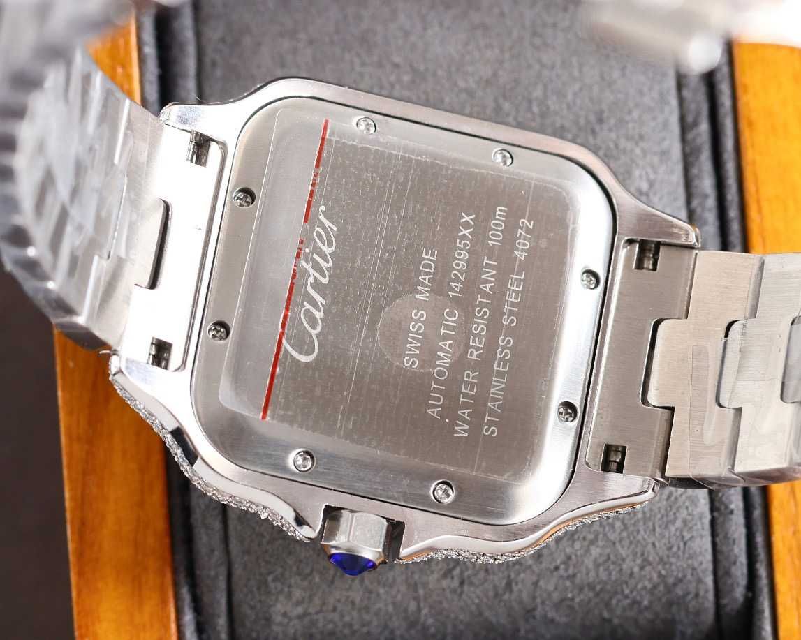 Aвтоматичен швейцарски часовник Cartier Santos De Cartier