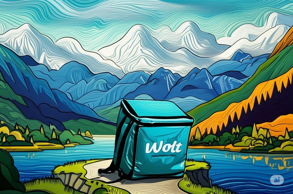 Wolt рюкзак в ответственном состоянии