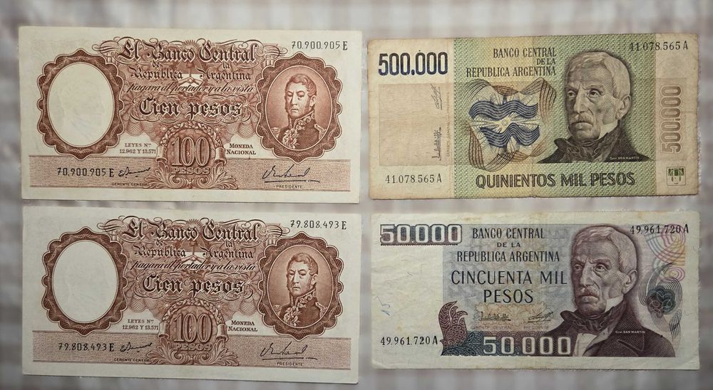 Vând bancnotă argentiniene – pentru colecţionari.