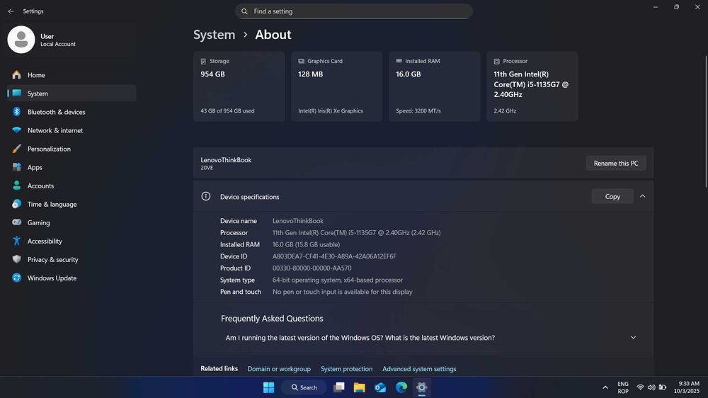 Lenovo ThinkBook 15 ITL
