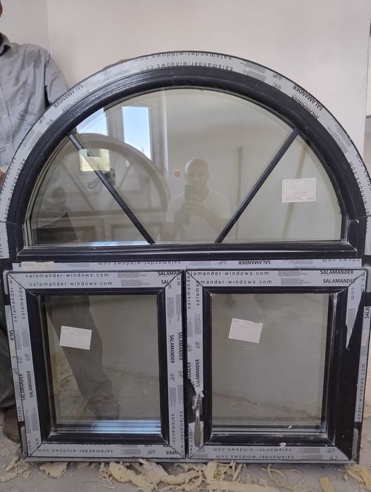 Ferestre termopan pe semirotund