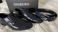 Официални обувки Andrews 41 номер и колан