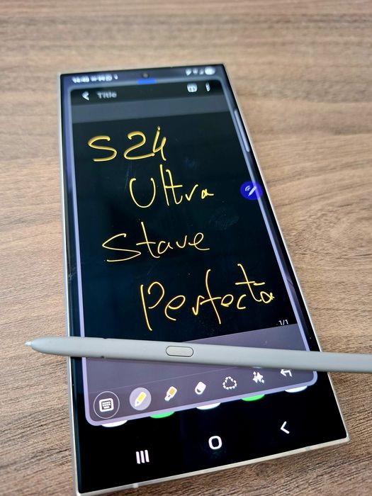 Samsung S24 Ultra, stare perfecta, garantie, titanium gray