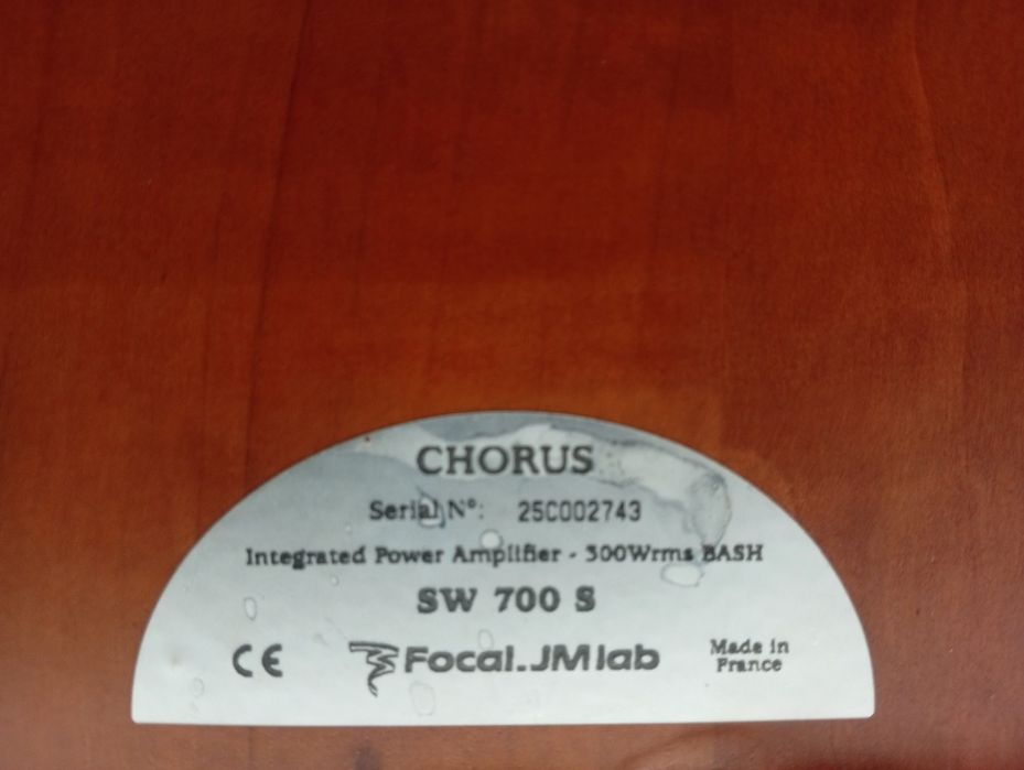 Активен субуфер FOCAL Chorus SW-700S