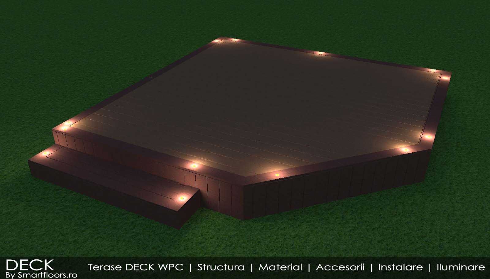 Deck WPC pardoseala terasa, instalare & garantie