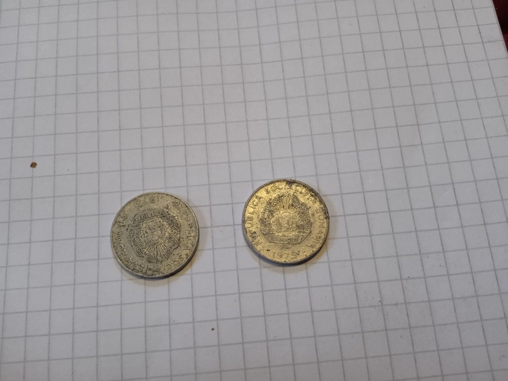 moneda veche 15 bani anul 1975