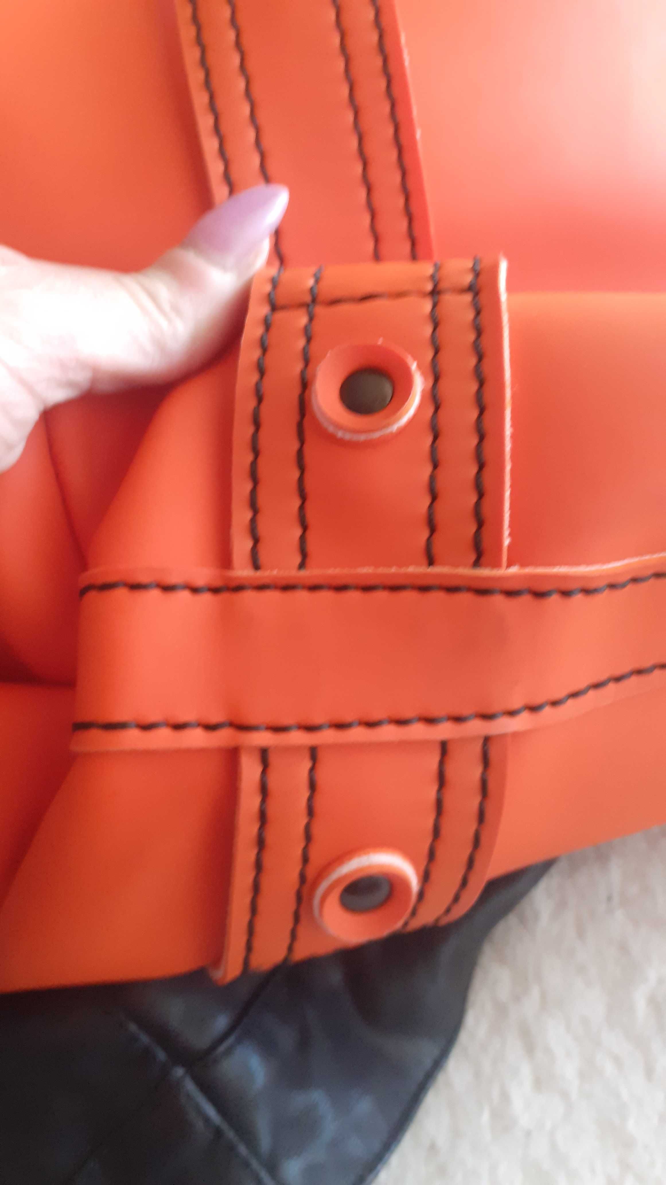 Светеща оранжева чанта Stephane Verdino
