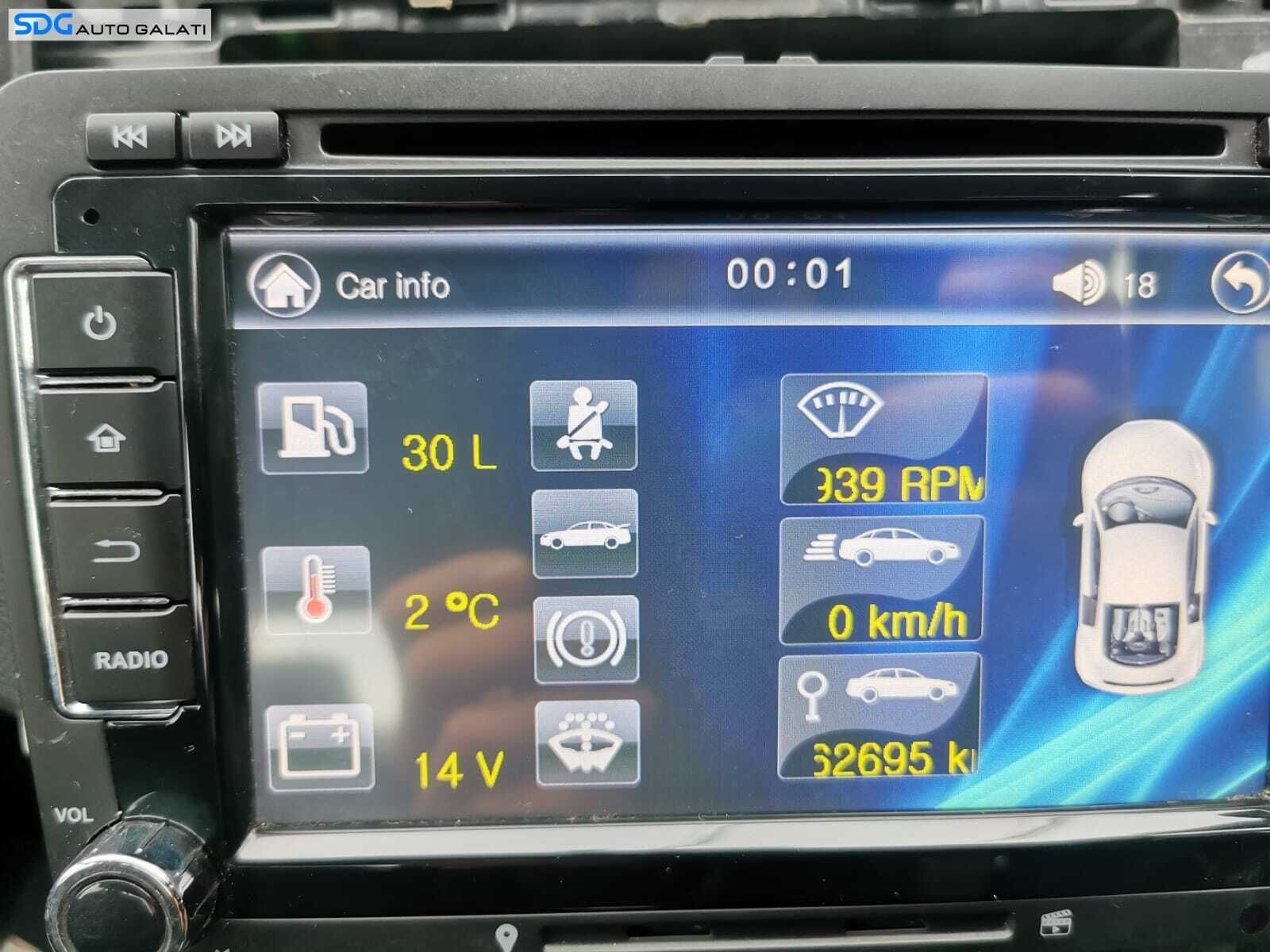 Navigatie Radio CD Player Aftermarket Volkswagen Golf 5 2004 - 2009 [M3790]