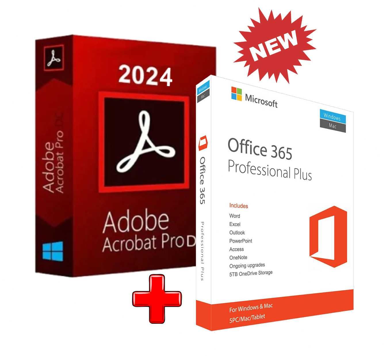 Pachet MS Office 365 + Adobe Acrobat Pro