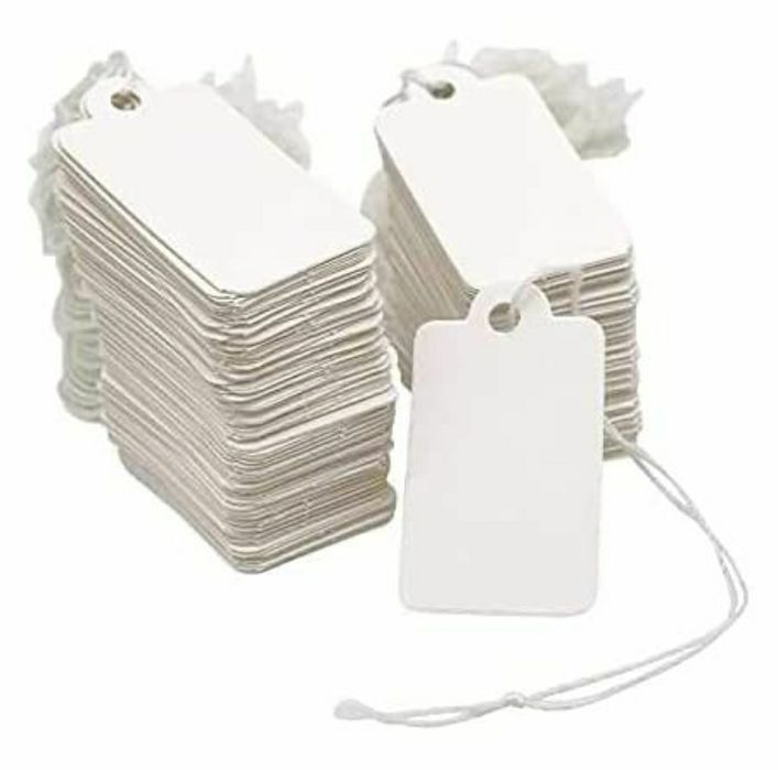 Etichete albe, 8 seturi / 800 bc, 5×3.2cm,