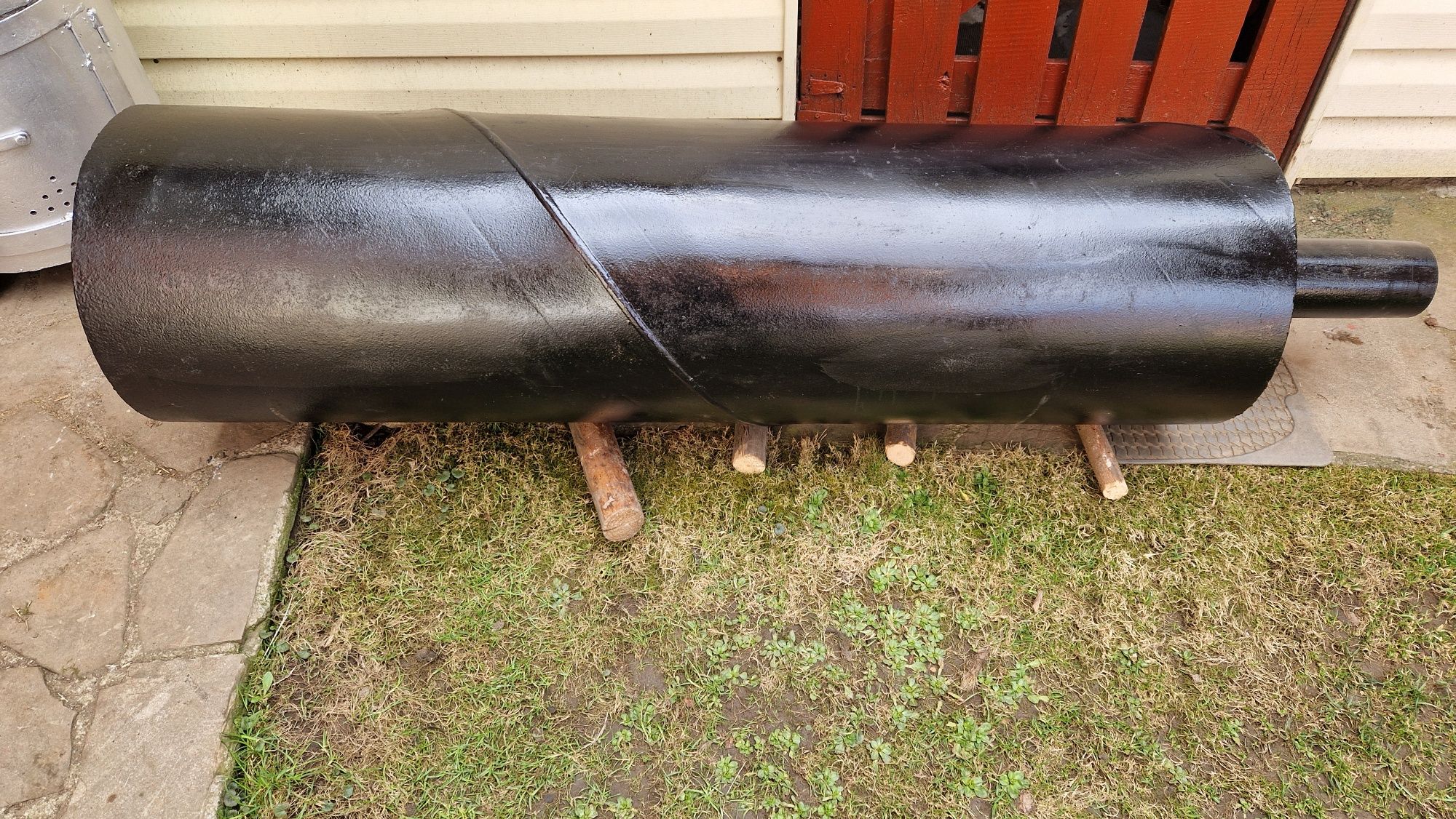 Boiler baie cu focar pe lemne
