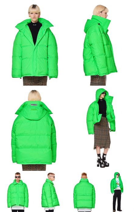 Vetements Dior двулицеви якета гъши пух