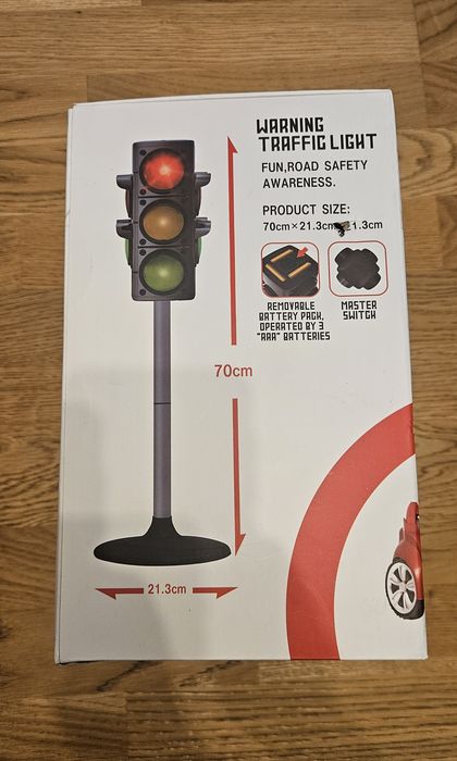 Jucarie semafor masini/pietoni - 70 cm, nou