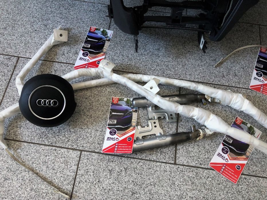 Audi a7 a8 d4 4h a6 c7 4g plansa bord kit airbag volan sofer pasager