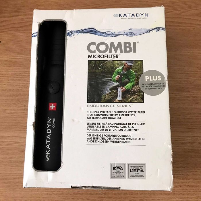 Filtru pentru apă - Katadyn Combi Plus - NOU, cu toate accesoriile