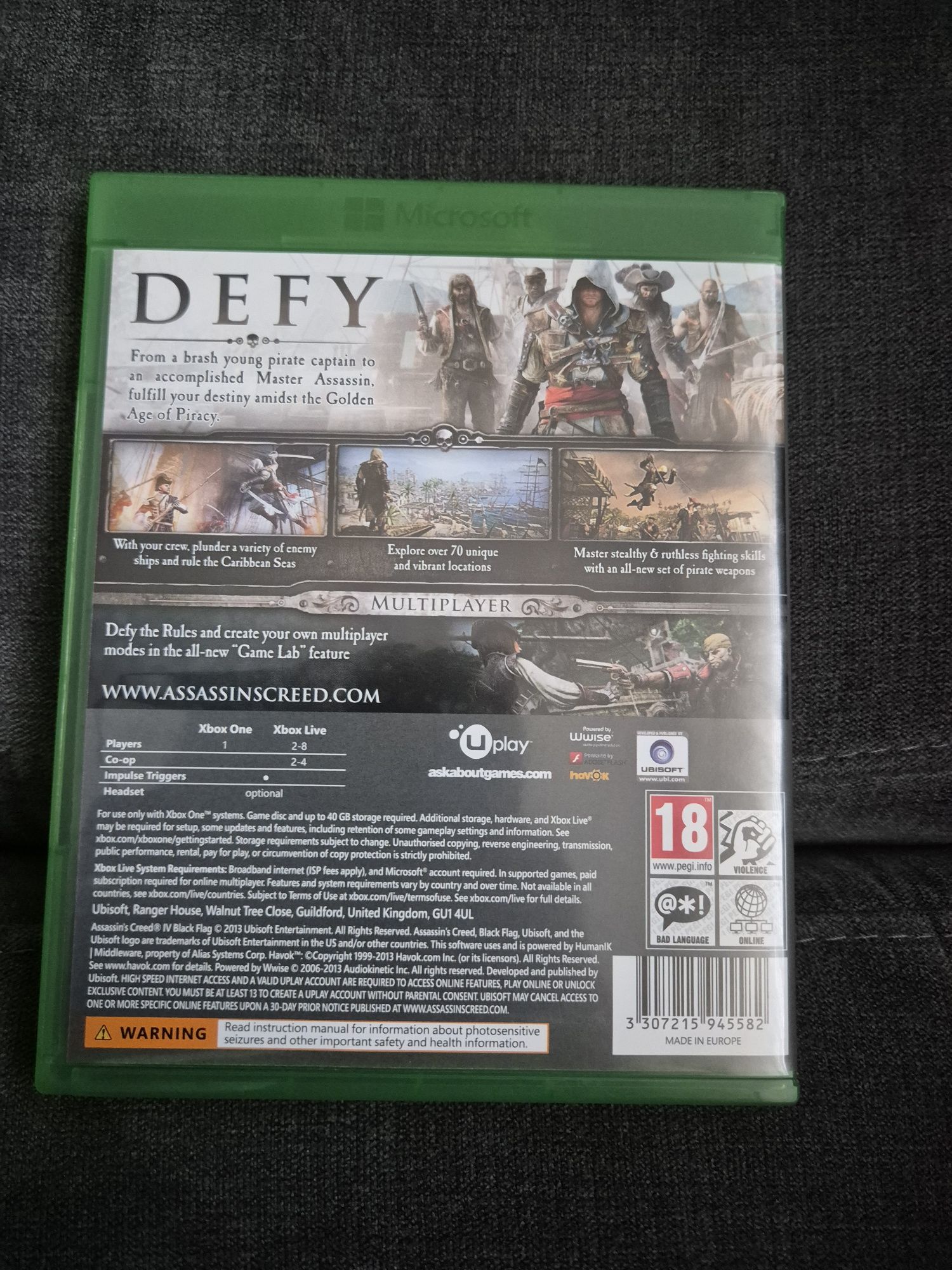 Vand joc Assassin's Creed IV Black Flag pentru Xbox One