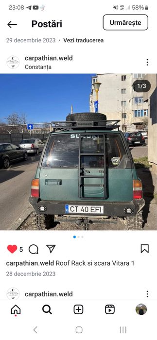 Roof rack portbagaj suzuki vitara off road overlanding jimny samurai