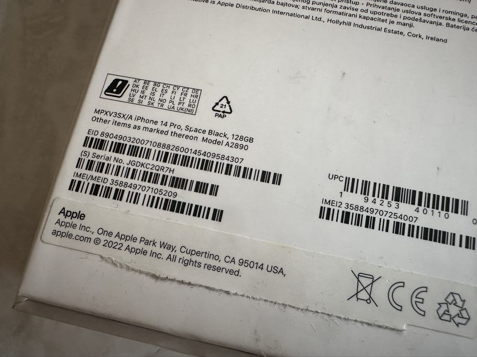 IPhone 14 Pro 128GB счупен