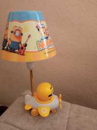 Детская лампа,светильник мультяшка