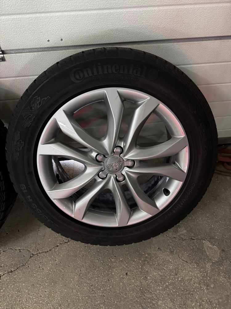 Roti complete Audi 255 55 R19 iarna Michelin
