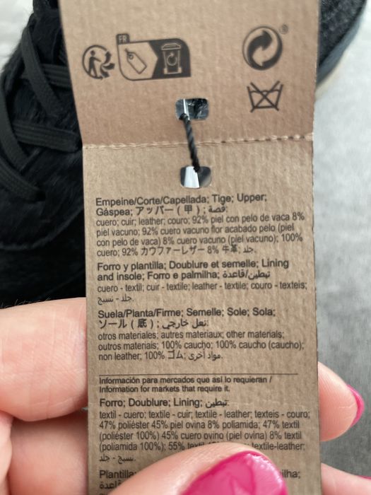 NOU! Massimo Dutti marimea 35 piele de vițel