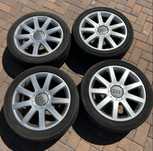 Jante Audi S-Line A3/A4/A6 pe 17 cauciucuri vara 225/45/17