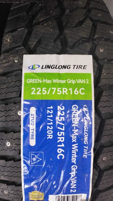 Автошина 225/75R16 C121/120R GREEN-Max WINTER GRIP VAN 2 10PR шип