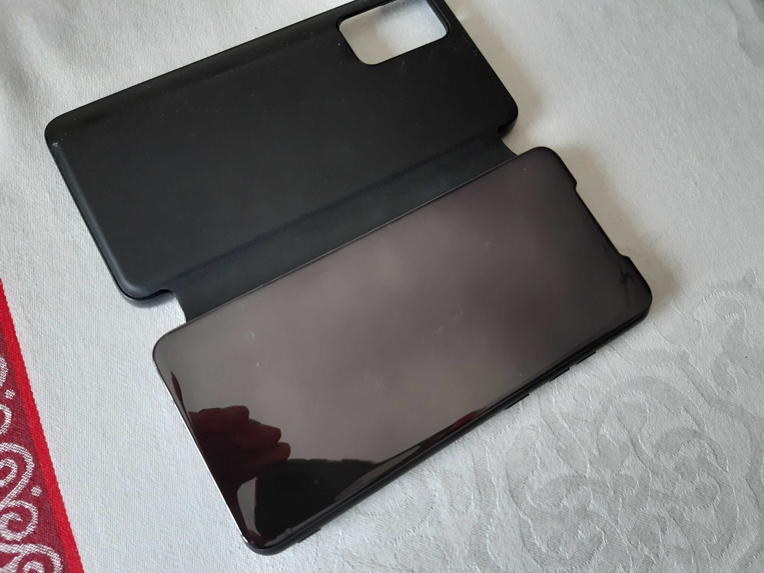 CLEAR VIEW Огледален калъф кейс Samsung Galaxy A72 черен