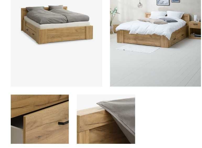 pat matrimonial nefolosit 160/200 cm cu somieara/ fara saltea