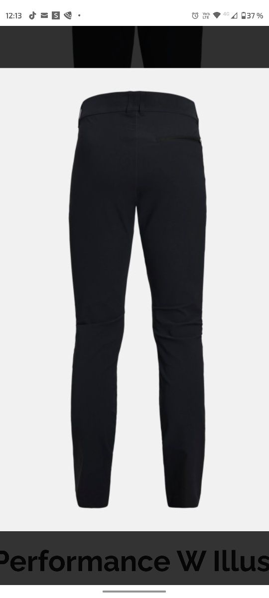 Peak Performance dama Illusion Pants negru