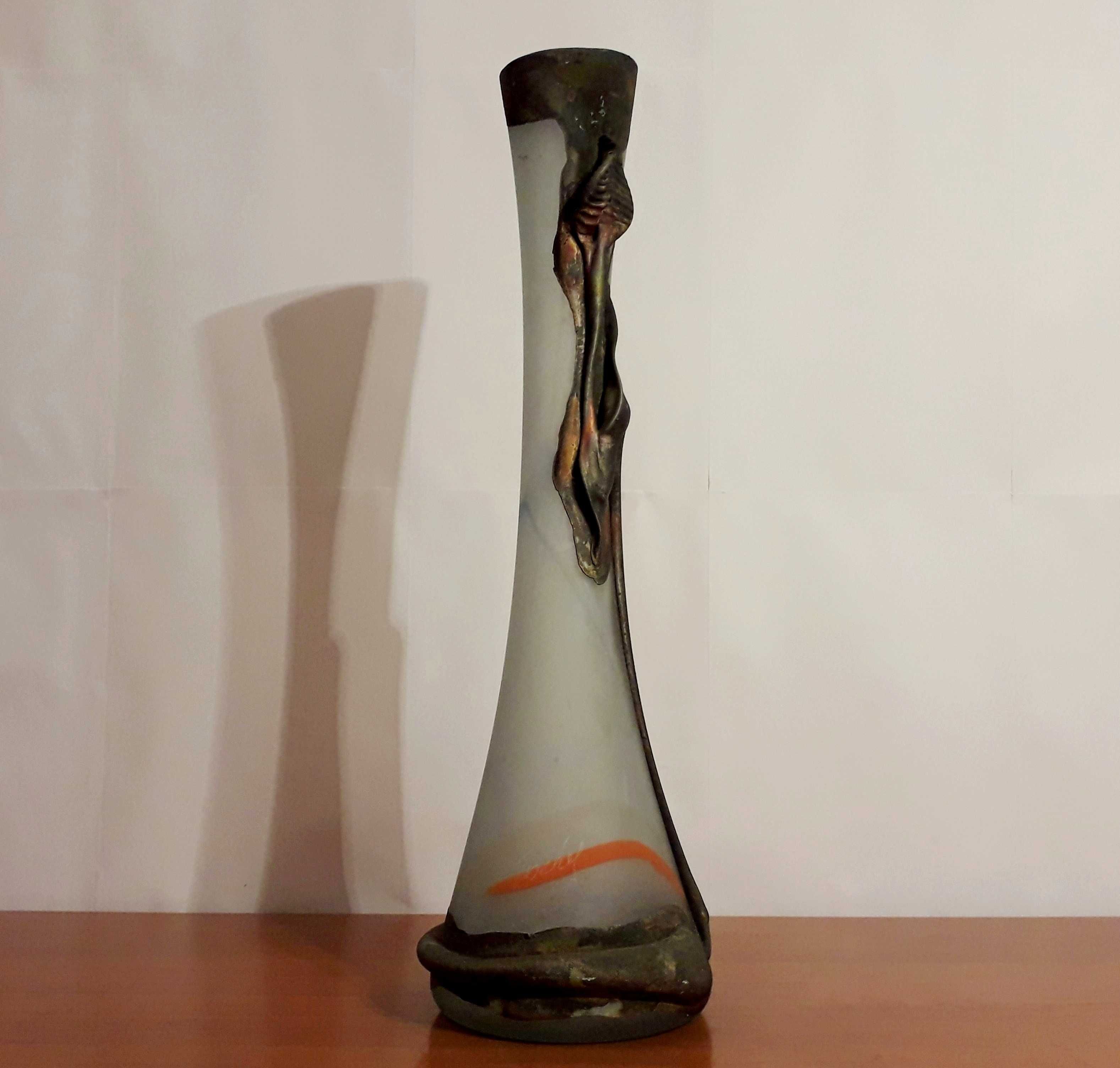 Vaza romaneasca de Filip Ravert | sticla Suflata veche si RARA