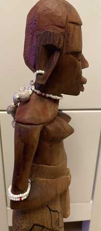 Statueta africana din lemn de abanos-46 cm -