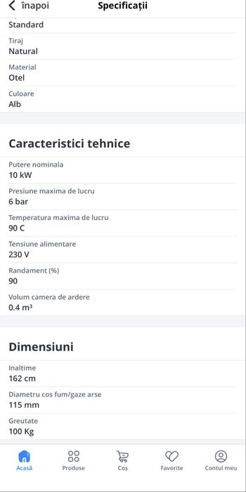 Vand cazan de apa, 2 surse, lemn + curent