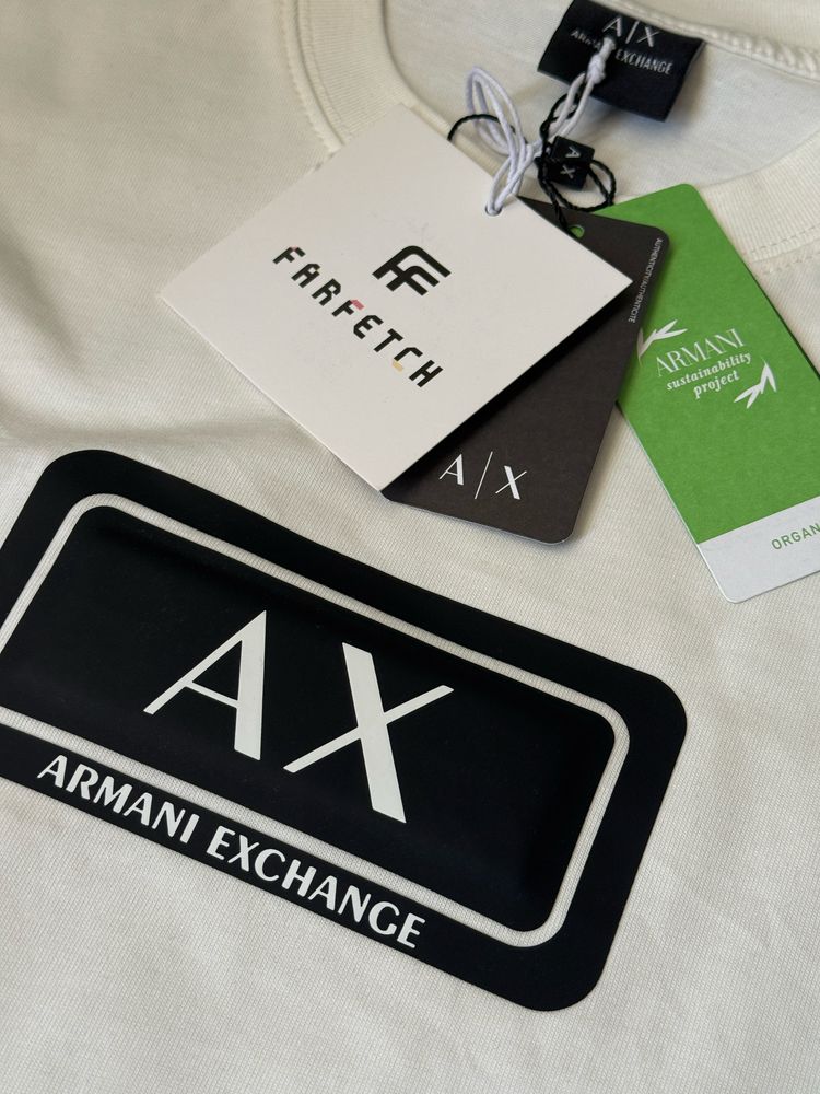 Tricou AX Armani Exchange White