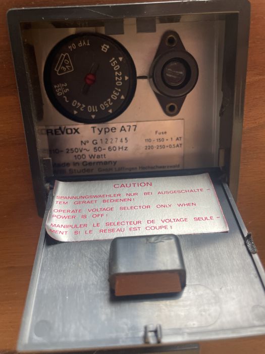 Магнтофон Revox A77