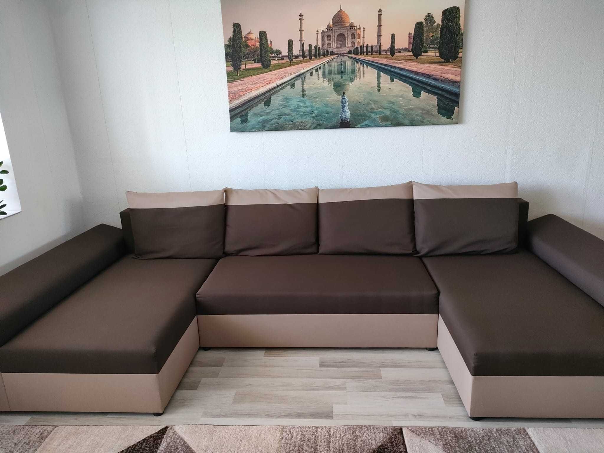 Coltar U Extensibil Cali crem / maro