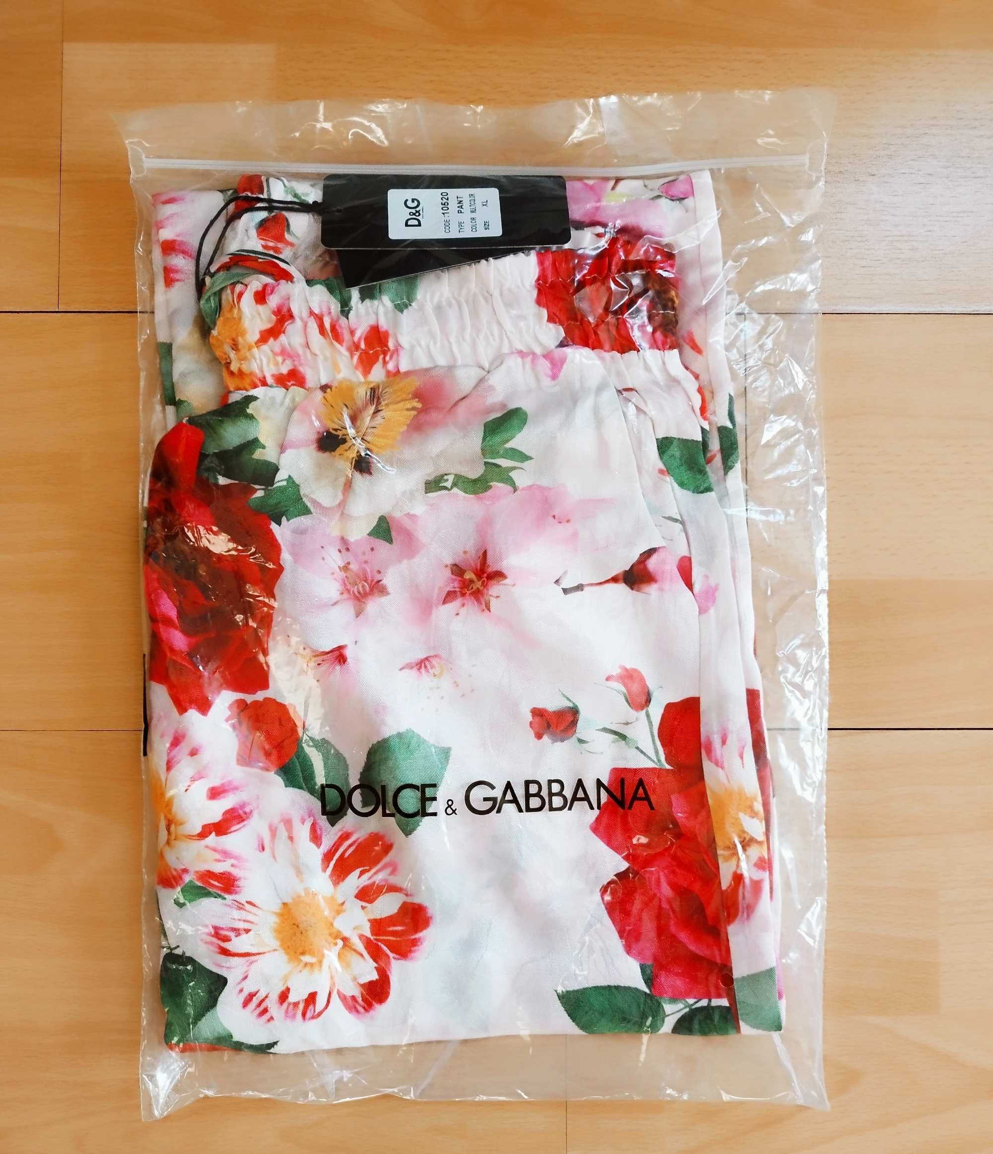 Дамски летен панталон D&G-XL размер