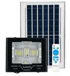 Proiector cu panou solar si telecomanda 100 W,  VARGO