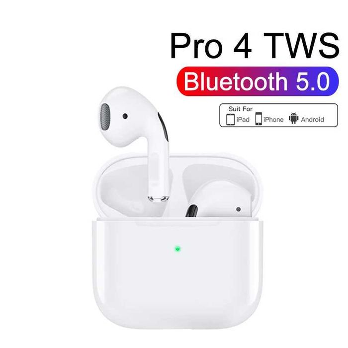 Безжични слушалки TWS pro 4 (air pods)
