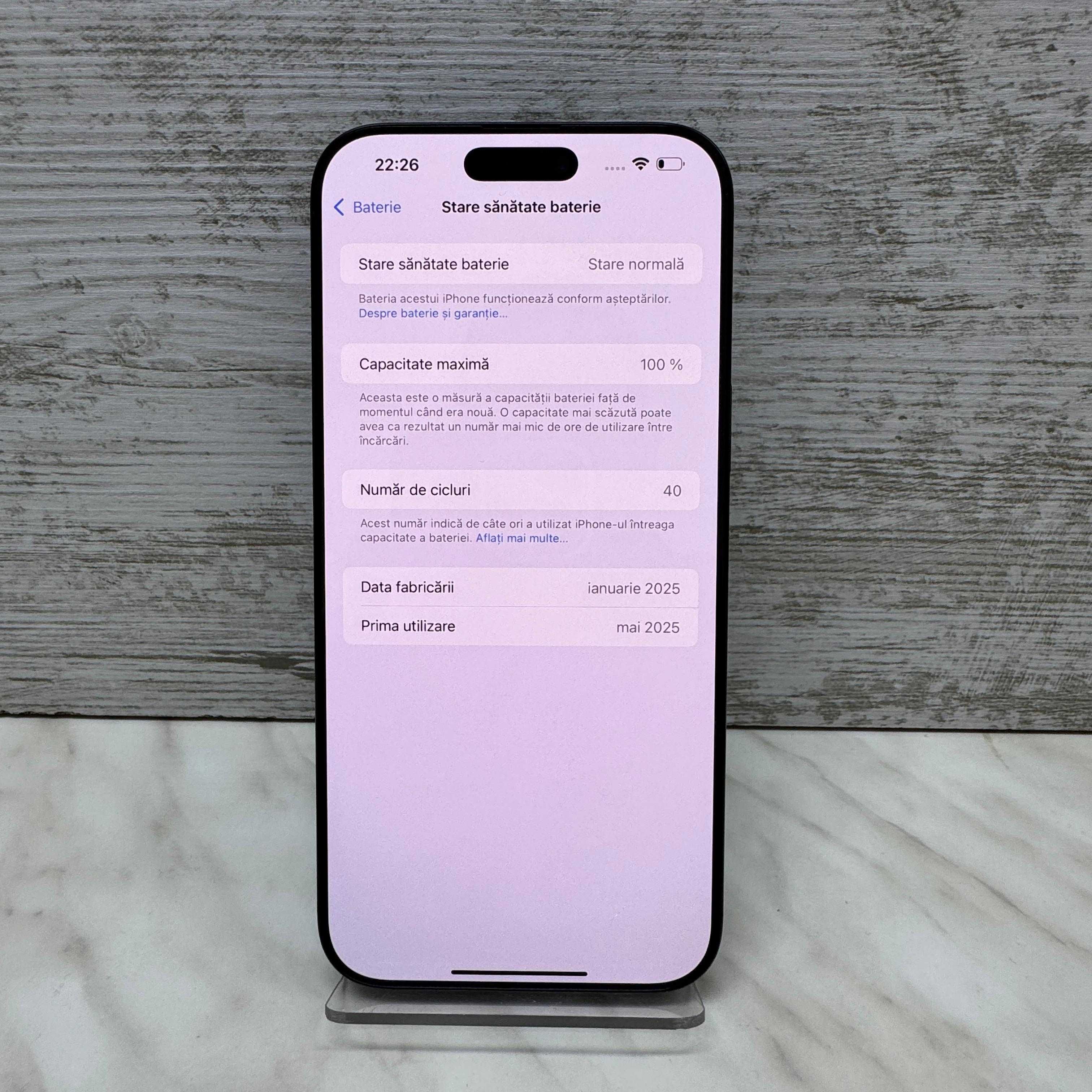 iPhone 16 Pro Max 256GB Black  40 Cicluri Zeus Amanet Vitan 1302