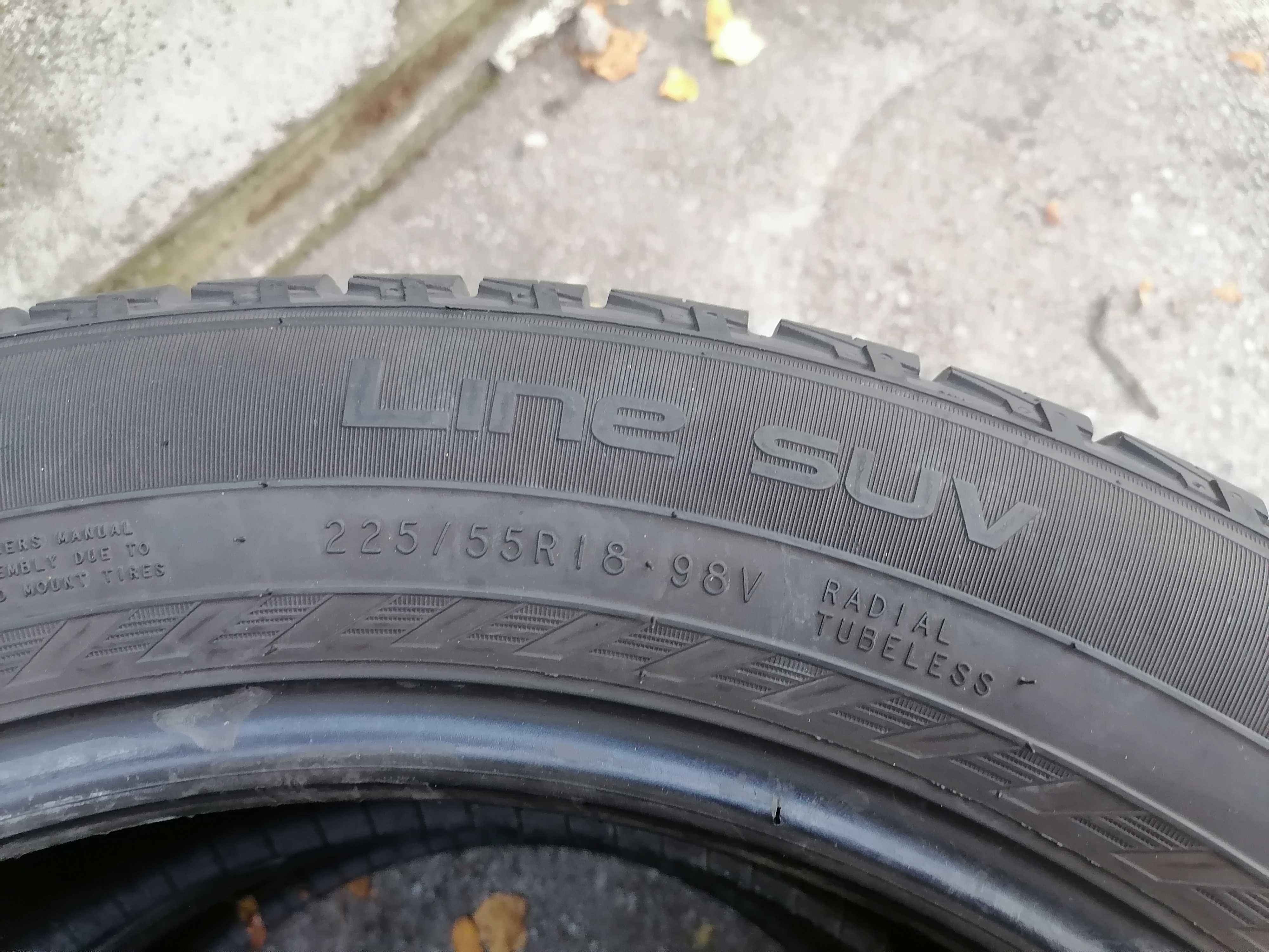 225/55/18 2бр.Nokian Летни гуми