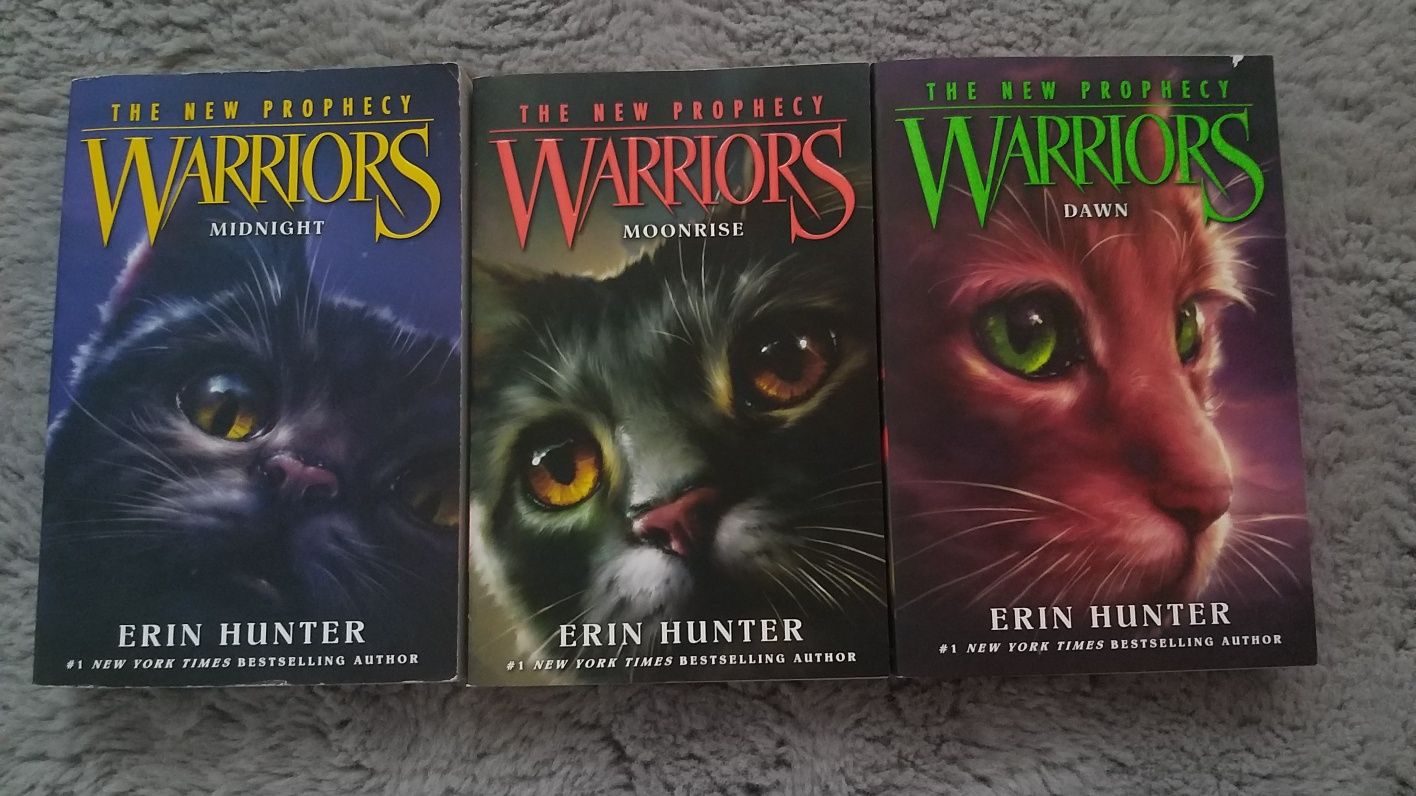 Warriors The New Prophecy Erin Hunter vol 1,2,3