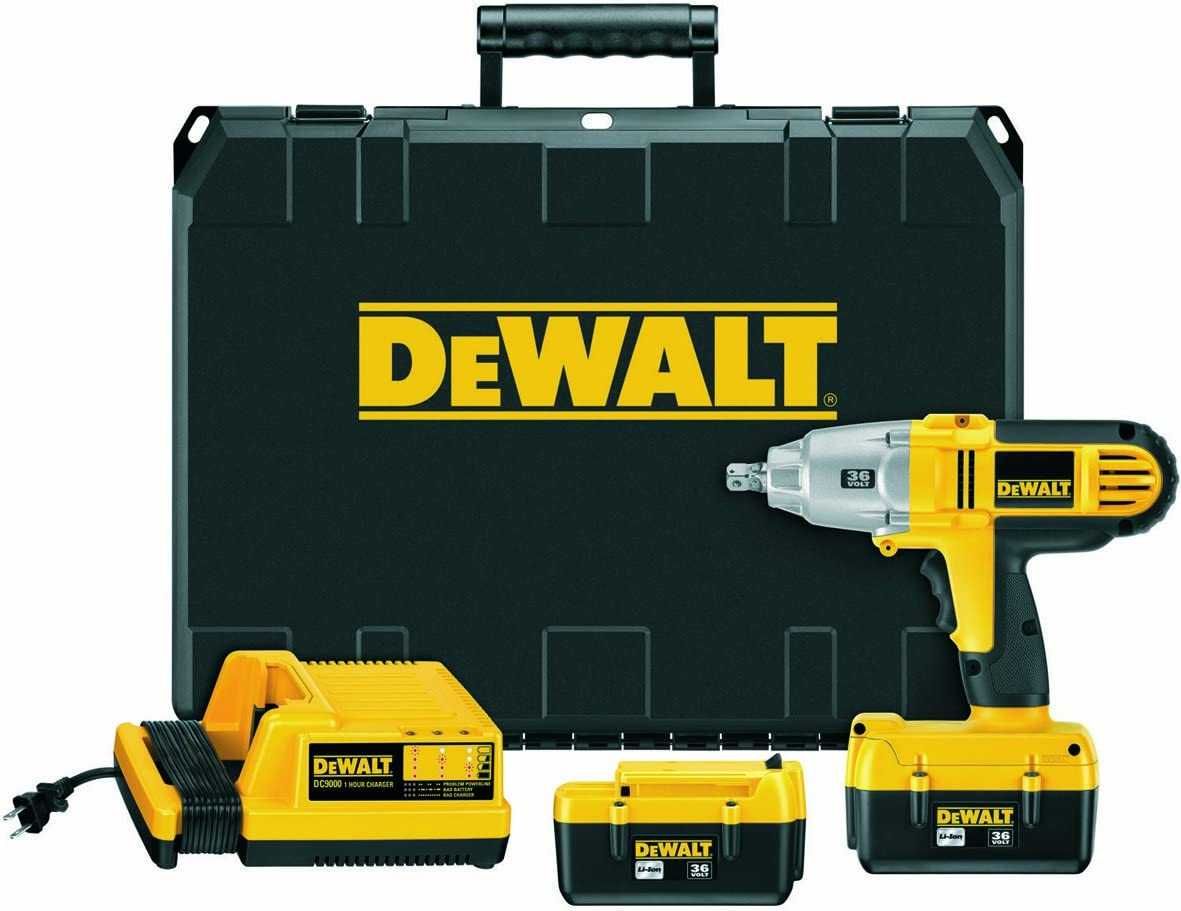 Гайковерт безч. 18V 2-ск. 360Nm 1/2" 2x4Ah /Гайковерт 36V, Dewalt
